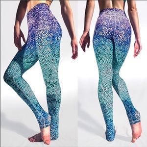 Arthletic Mermaid Ombré leggings